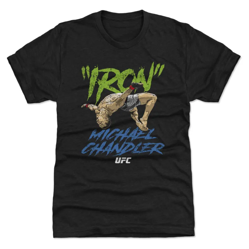 Men's 500 Level Black Michael Chandler Backflip Premium Tri-Blend T-Shirt sold by UFC