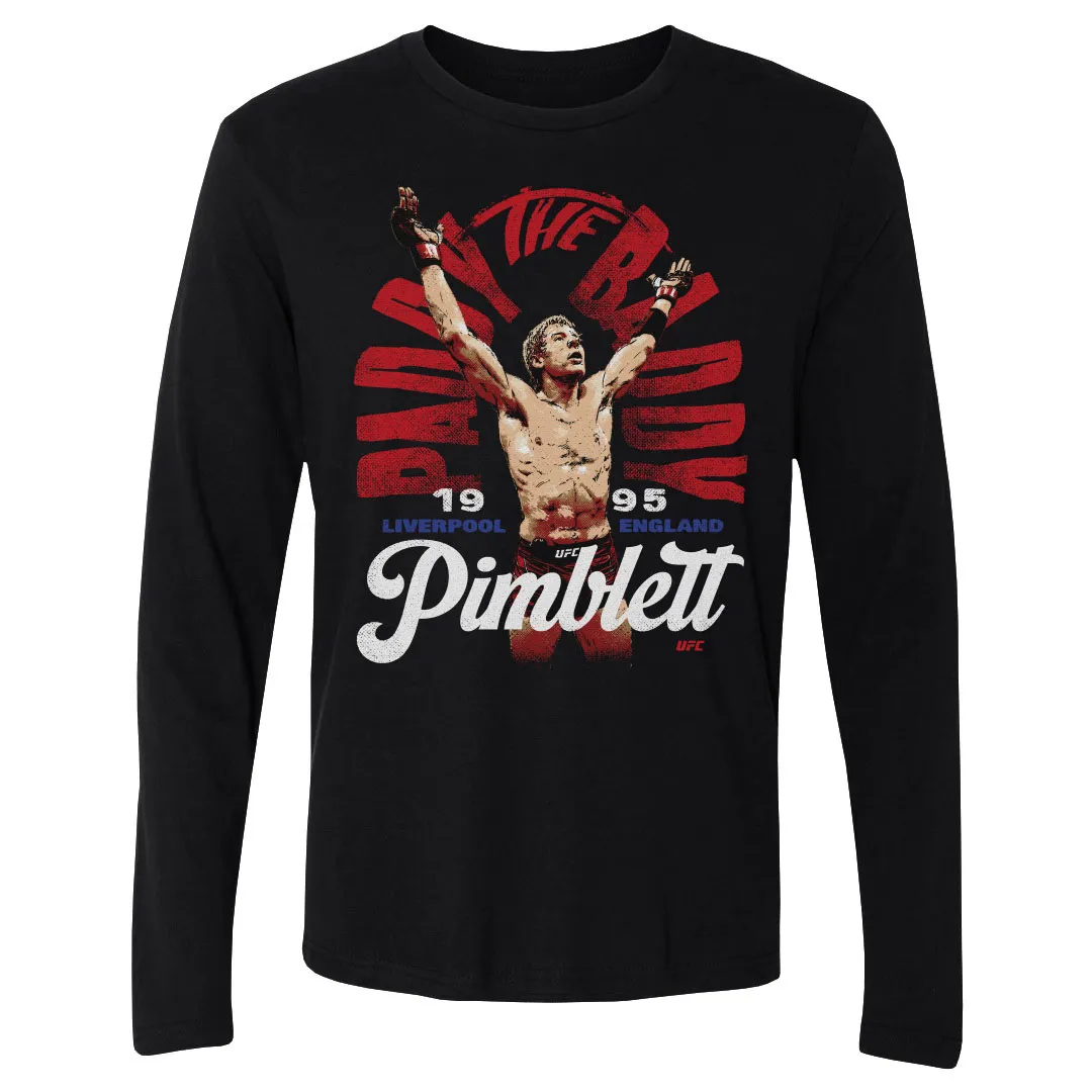 Men's 500 Level Black Paddy Pimblett "The Baddy" Long Sleeve T-Shirt sold by UFC