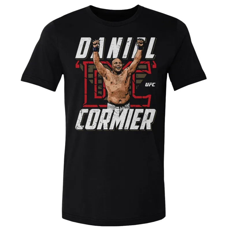 Men's 500 Level  Black Daniel Cormier "DC" T-Shirt sold by UFC