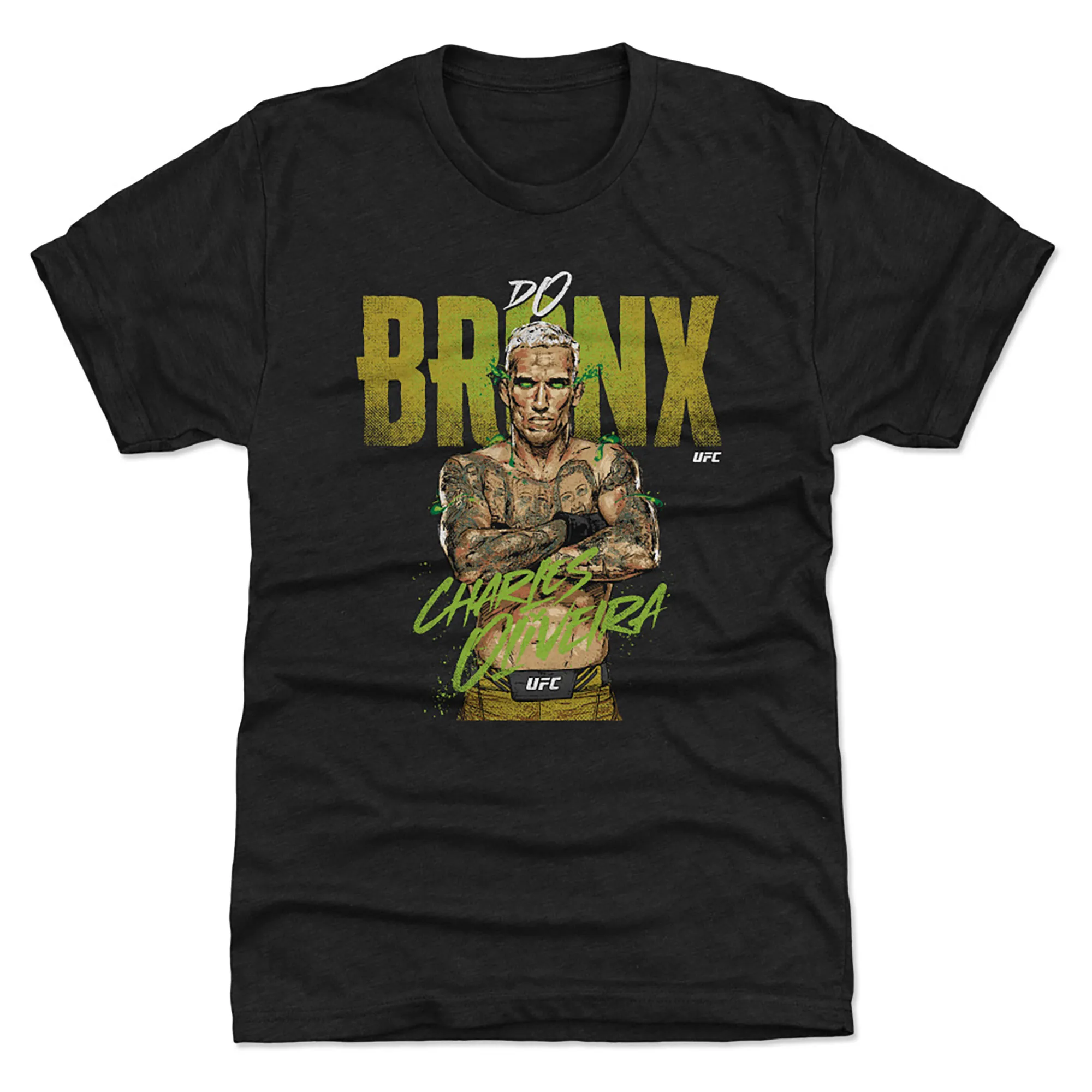 Men's Heather Black Charles Oliveira T-Shirt sold by UFC