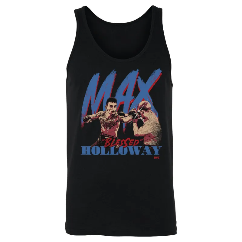 Men's 500 Level Black Max Holloway Strike Tank Top sold by UFC