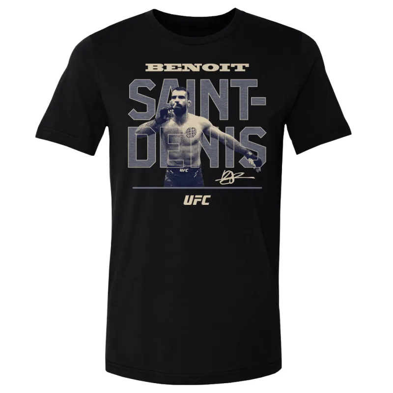 Men's 500 Level Black Benoit Saint-Denis T-Shirt made by 500 Level