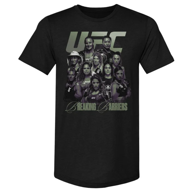 Men's 500 Level Heather Black UFC Breaking Barriers Premium Tri-Blend T-Shirt sold by UFC