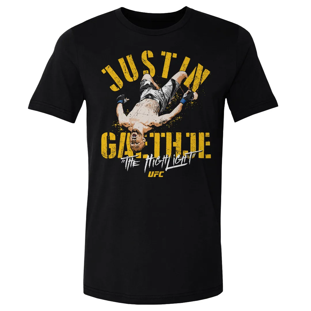 Men's 500 Level Black Justin Gaethje T-Shirt sold by UFC