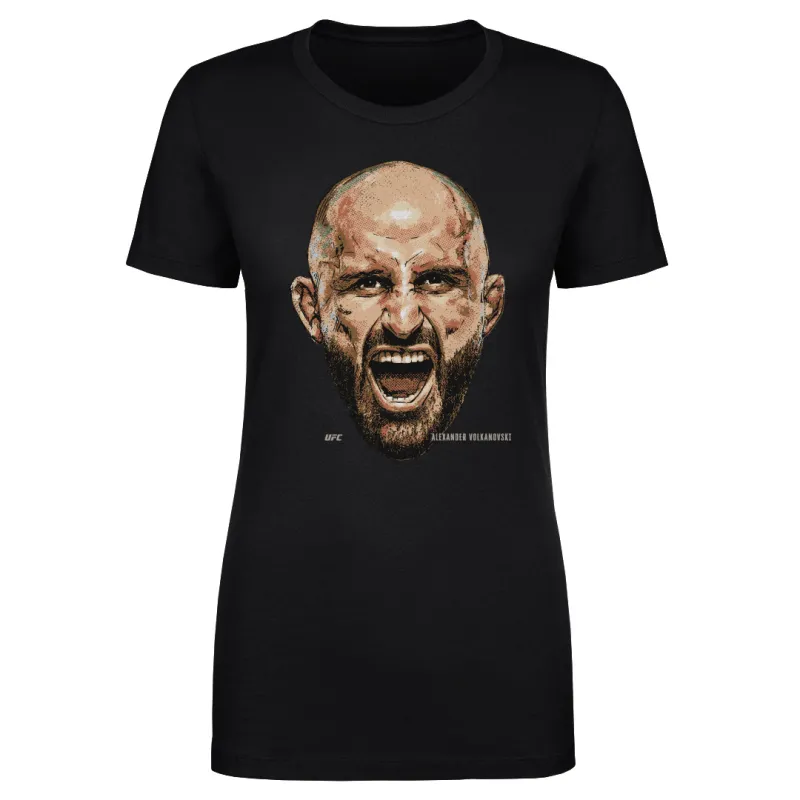 Women's 500 Level Black Alexander Volkanovski T-Shirt sold by UFC