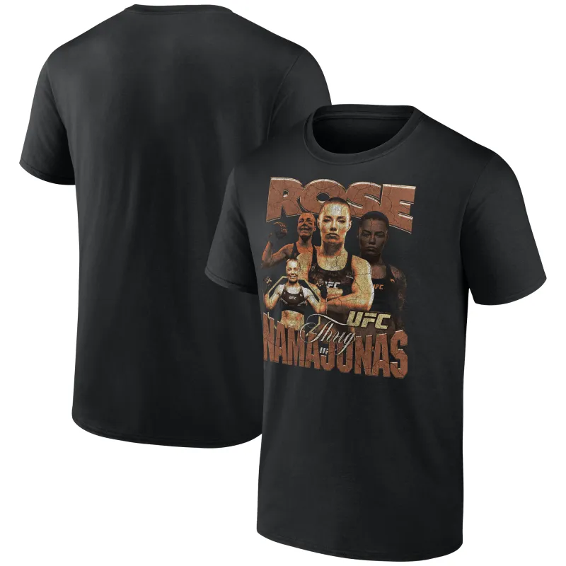 Men's Black Rose Namajunas Fighter T-Shirt sold by UFC
