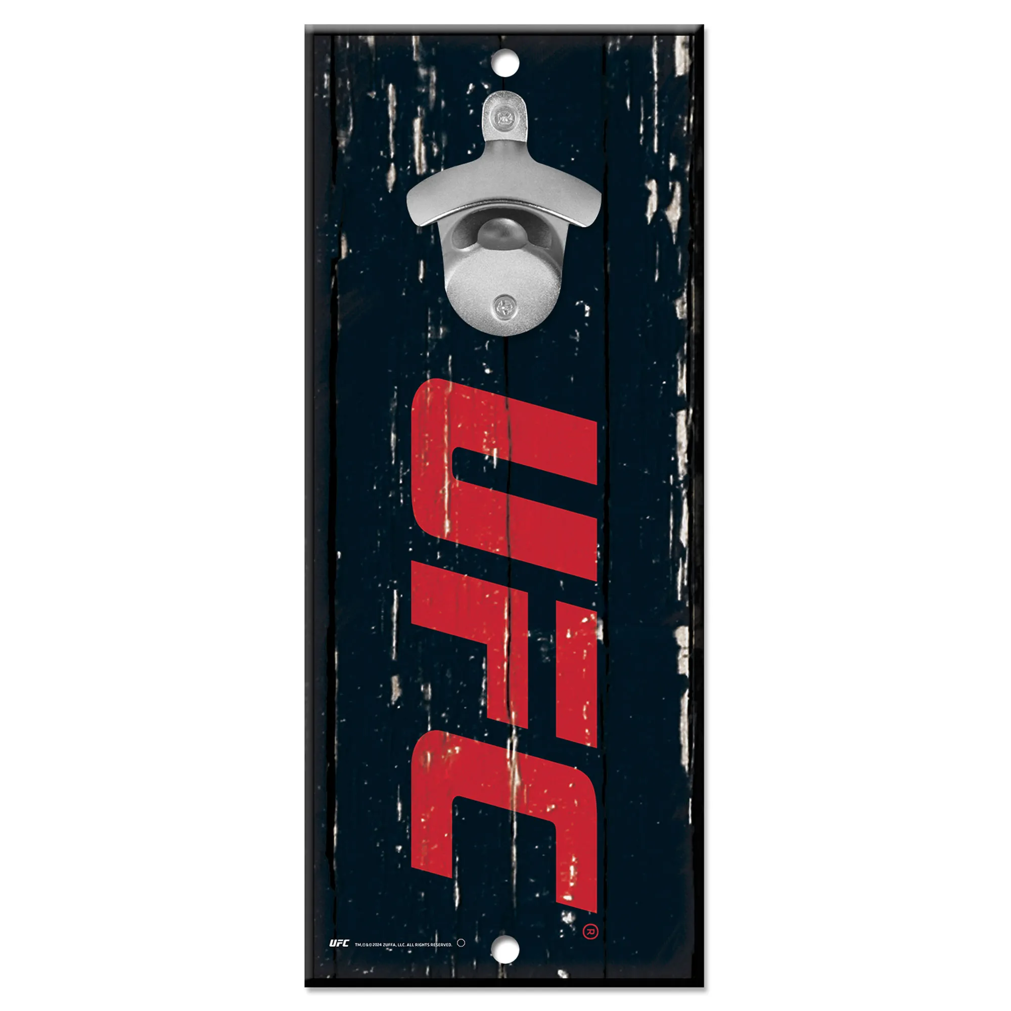 WinCraft UFC 5" x 11" Bottle Opener Wood Sign sold by UFC