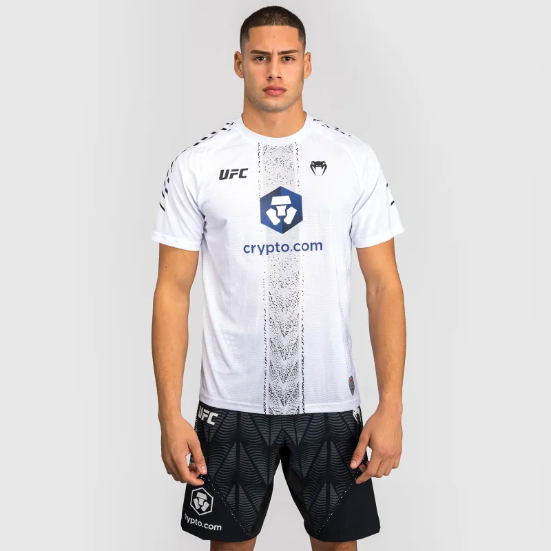 Men's UFC Zenith by Venum White Authentic Fight Night Walkout Jersey made by UFC