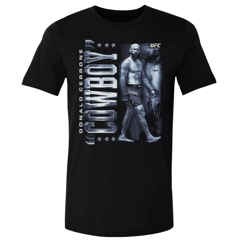 Men's  Black Donald Cerrone "Cowboy" T-Shirt made by 500 Level