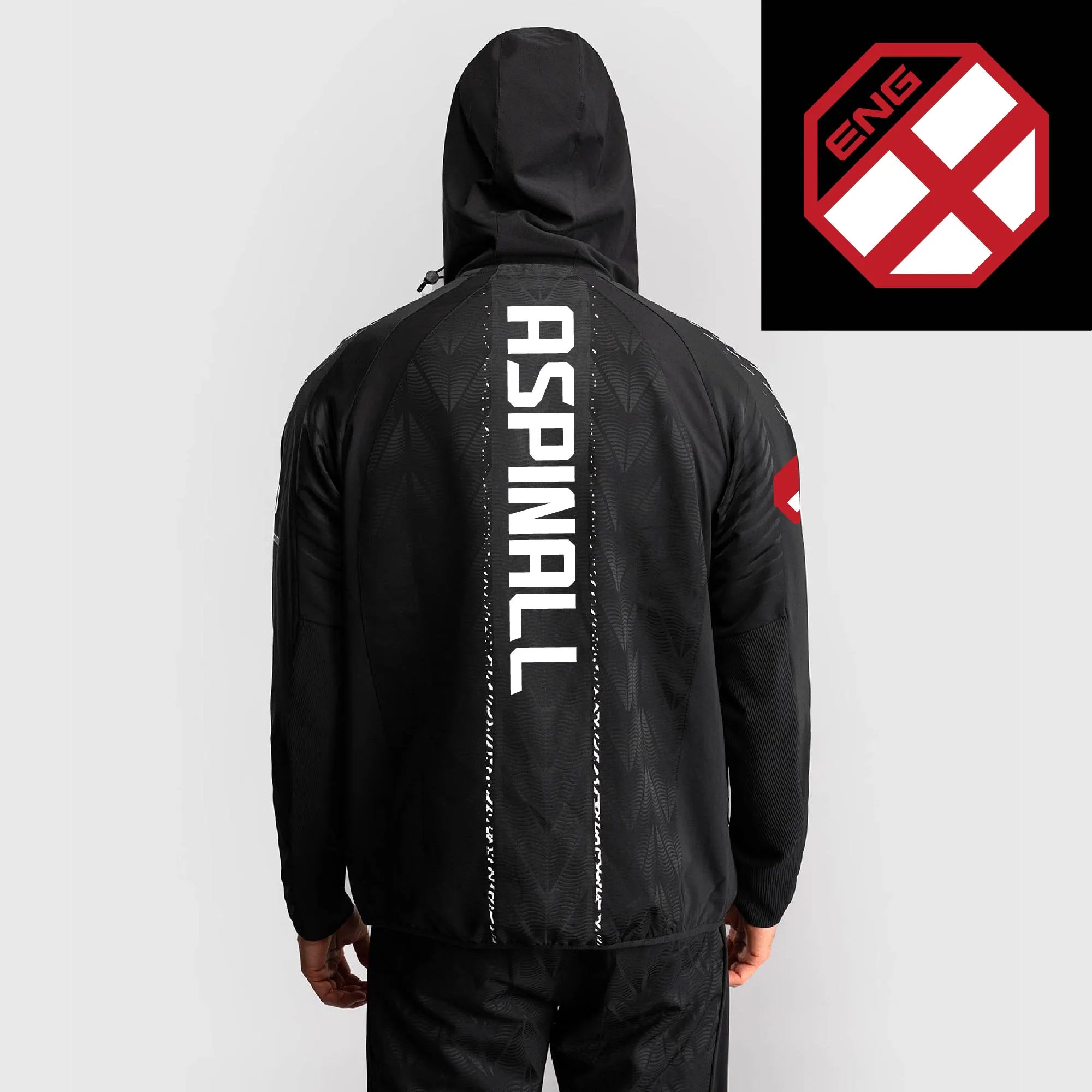 Men's UFC Zenith by Venum Black Tom Aspinall Authentic Fight Night Full-Zip Walkout Hoodie sold by UFC