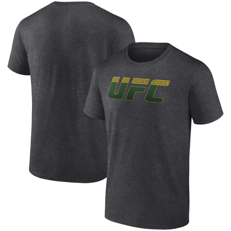 Men's Charcoal Alexander Volkanovski Unrivaled UFC Logo T-Shirt sold by UFC