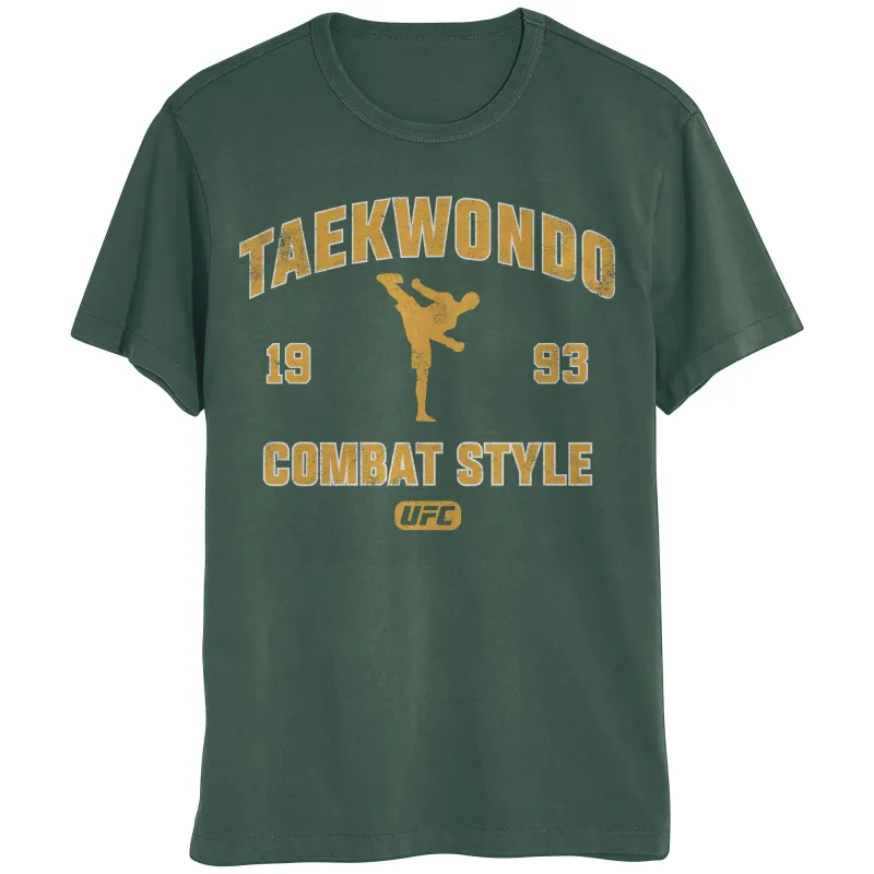Men's Hunter Green UFC Taekwondo Combat Style T-Shirt sold by UFC