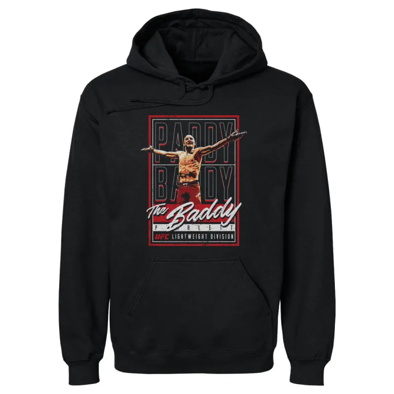 Men's 500 Level Black Paddy Pimblett Celebration Pullover Hoodie sold by UFC