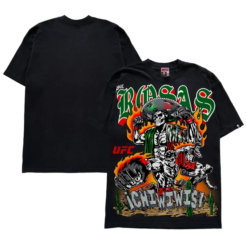 Men's Warren Lotas Black Raúl Rosas Jr. Graphic T-Shirt sold by UFC