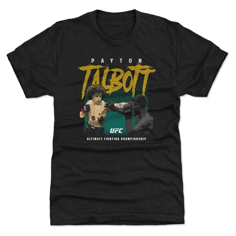 Men's 500 Level Heather Black Payton Talbott Punch Premium Tri-Blend T-Shirt sold by UFC