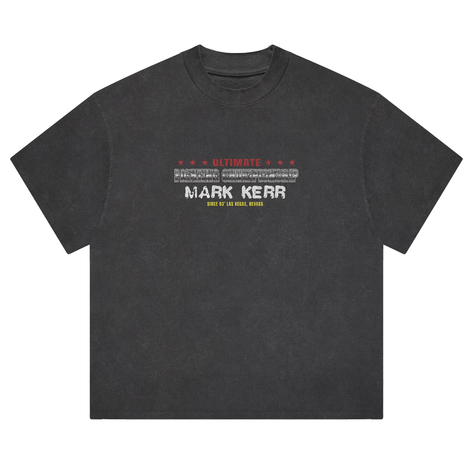 Men's Black Mark Kerr UFC Heavyweight Division Boxy T-Shirt sold by UFC