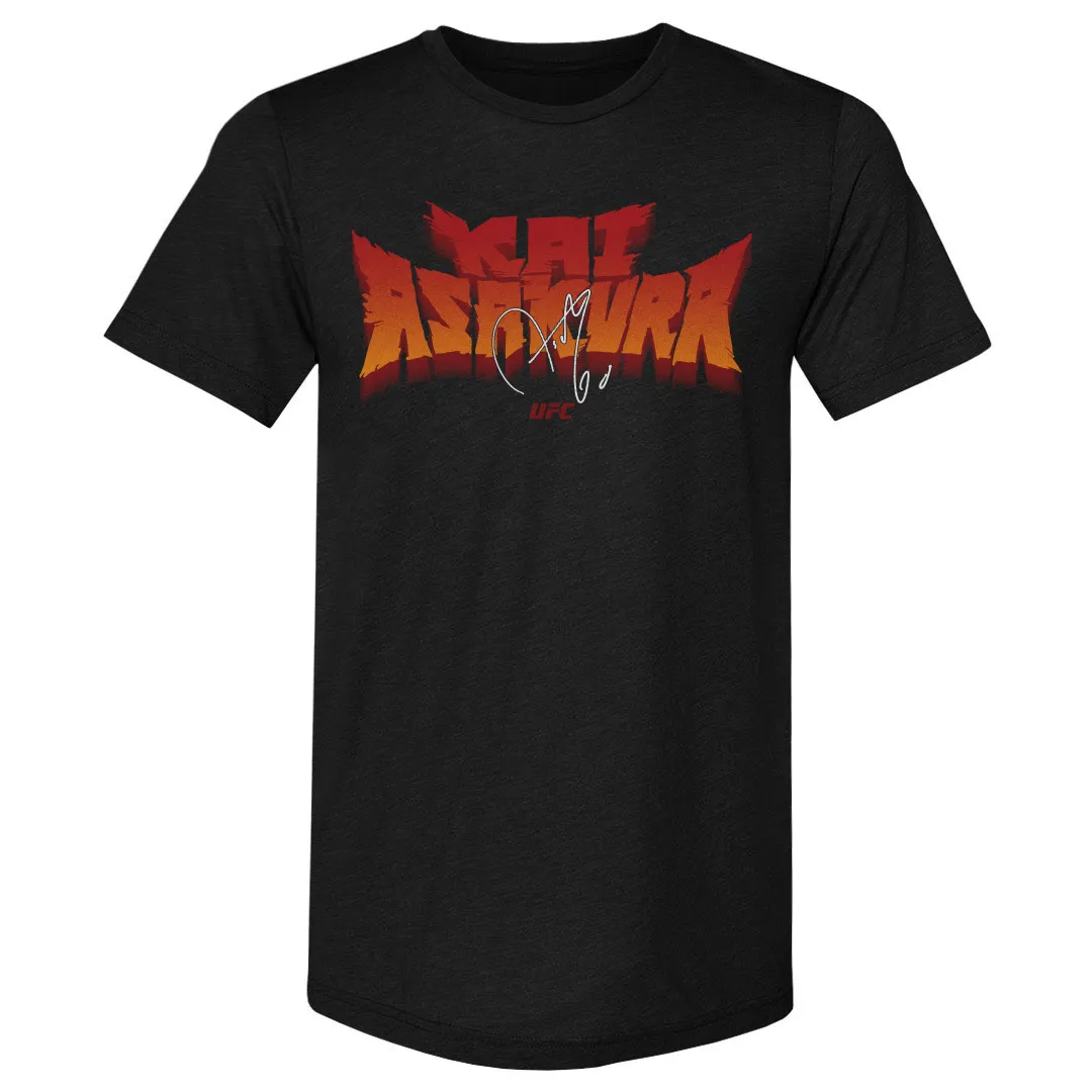 Men's 500 Level Heather Black Kai Asakura Name Premium T-Shirt sold by UFC