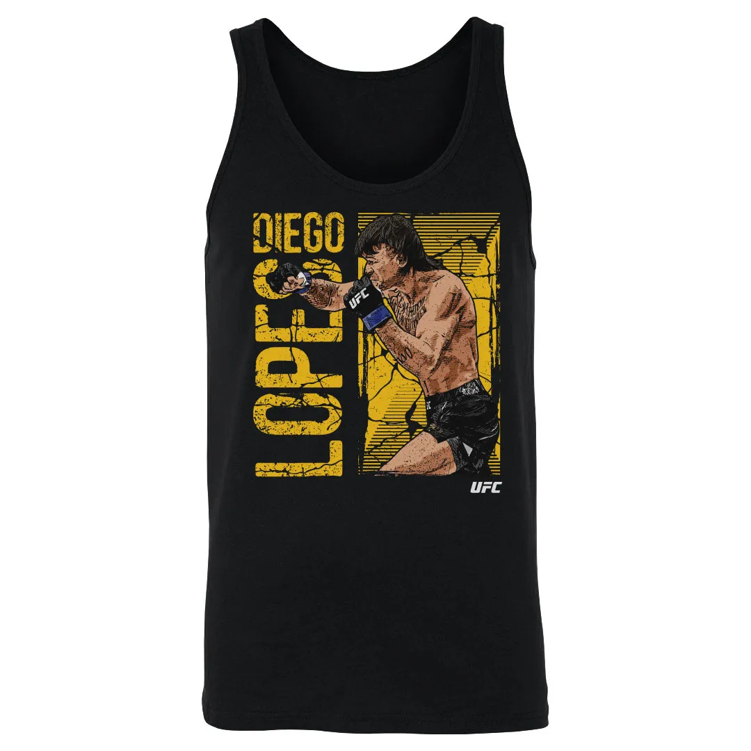 Men's 500 Level Black Diego Lopes UFC Strike Tank Top sold by UFC