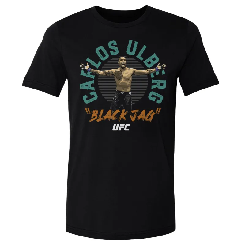 Men's 500 Level Black Carlos Ulberg Emblem T-Shirt sold by UFC