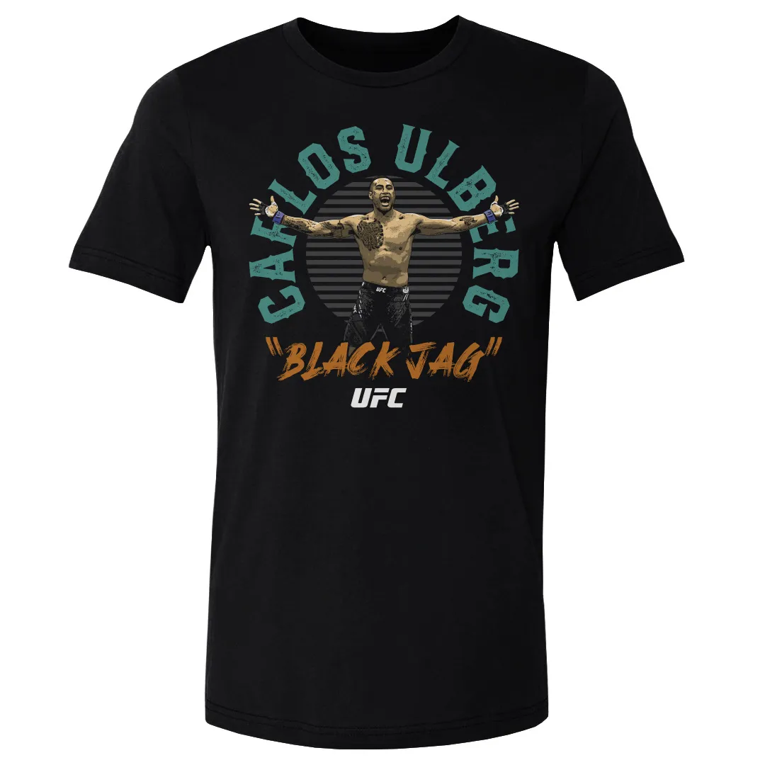 Men's 500 Level Black Carlos Ulberg Emblem T-Shirt sold by UFC