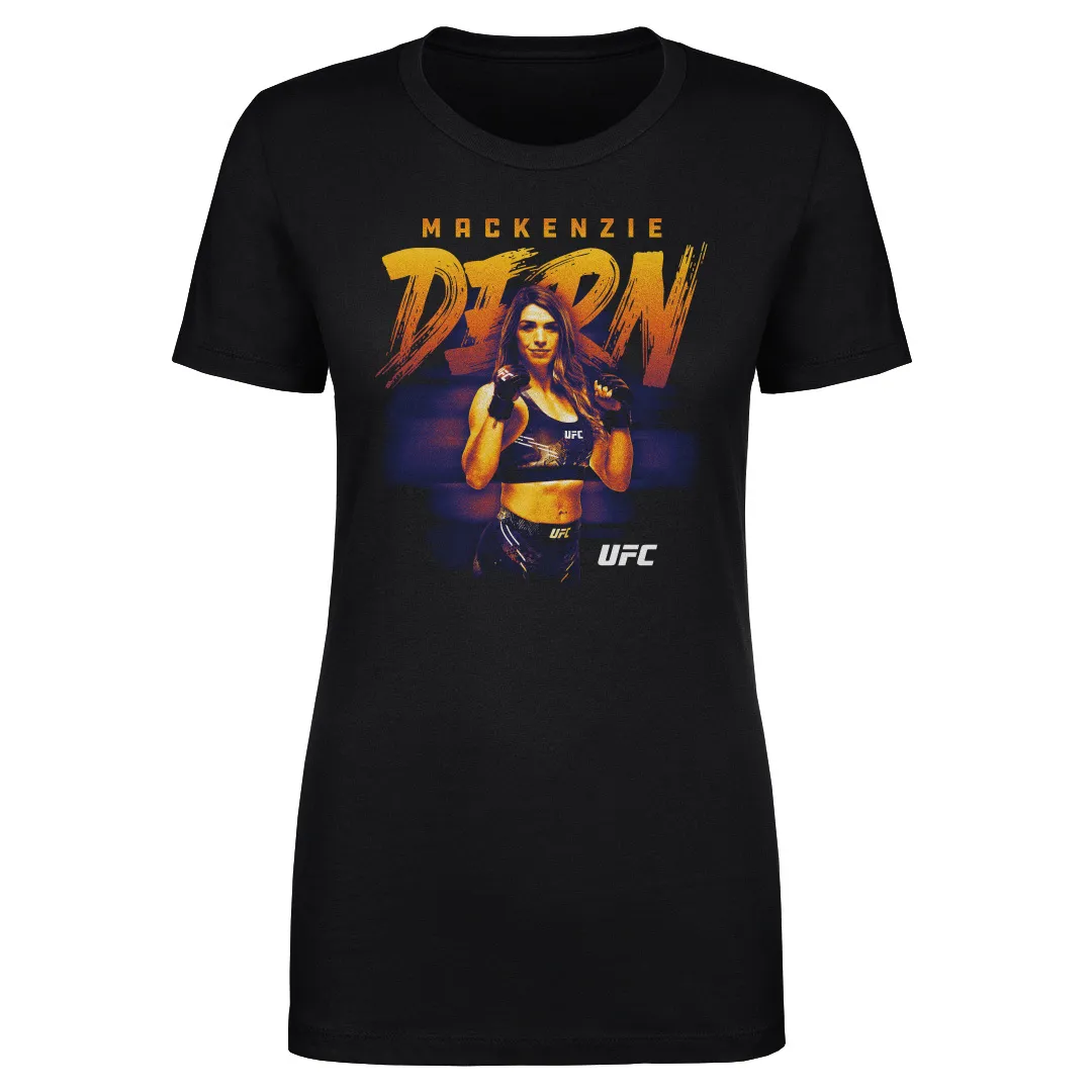 Women's 500 Level Black Mackenzie Dern Bitmap T-Shirt sold by UFC