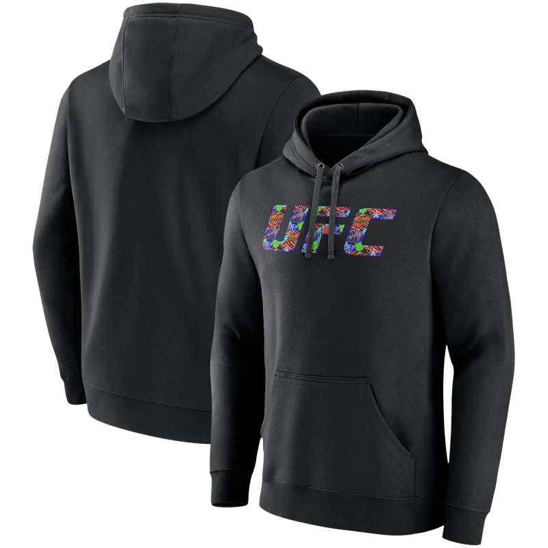 Men's Black Dustin Poirier Unrivaled UFC Logo Pullover Hoodie sold by UFC