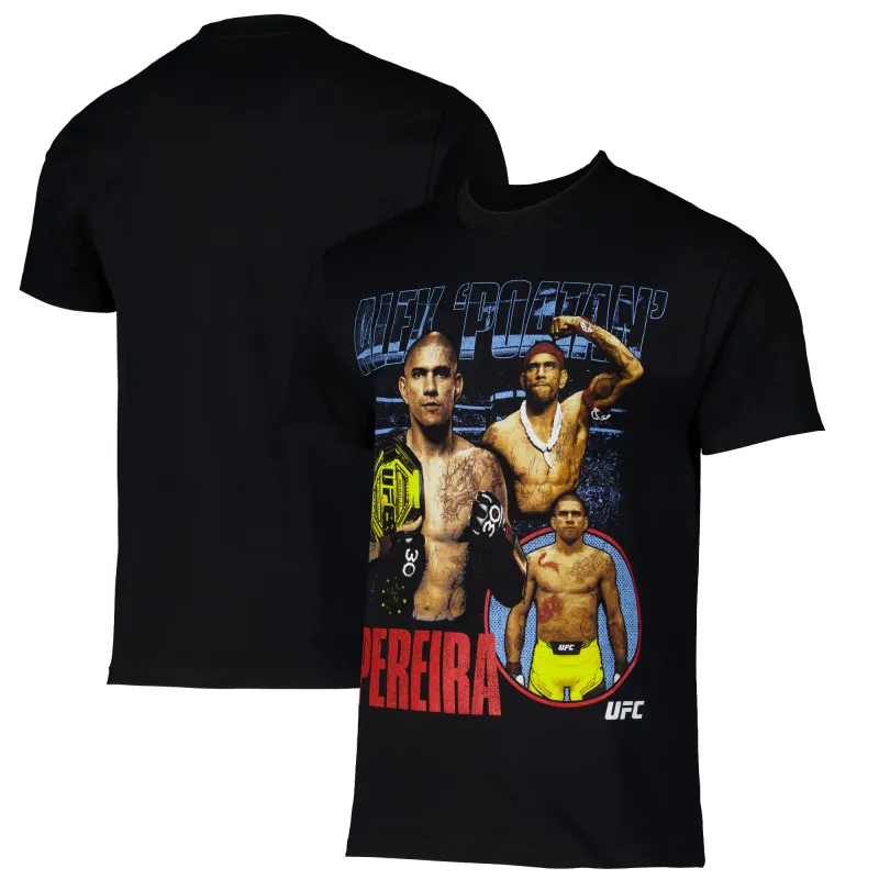Men's UFC Black Alex Pereira  Campeon T-Shirt sold by UFC