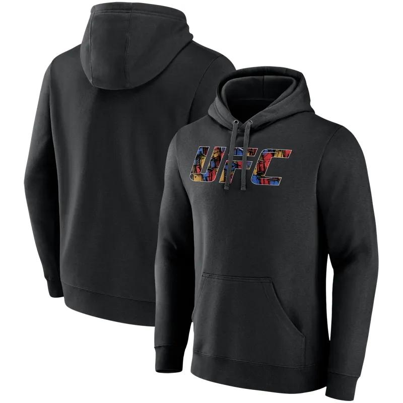 Men's Black Charles Oliveira Unrivaled UFC Logo Pullover Hoodie sold by UFC