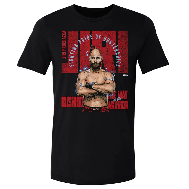 Men's  Black Jiri Prochazka  T-Shirt sold by UFC
