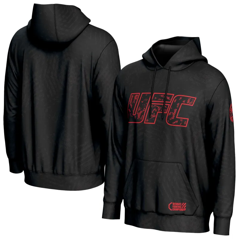 Men's ProSphere Black UFC Camo Hoodie sold by UFC