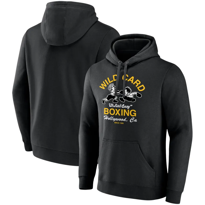 Black Wild Card Boxing "It Ain't Easy" Pullover Hoodie sold by UFC