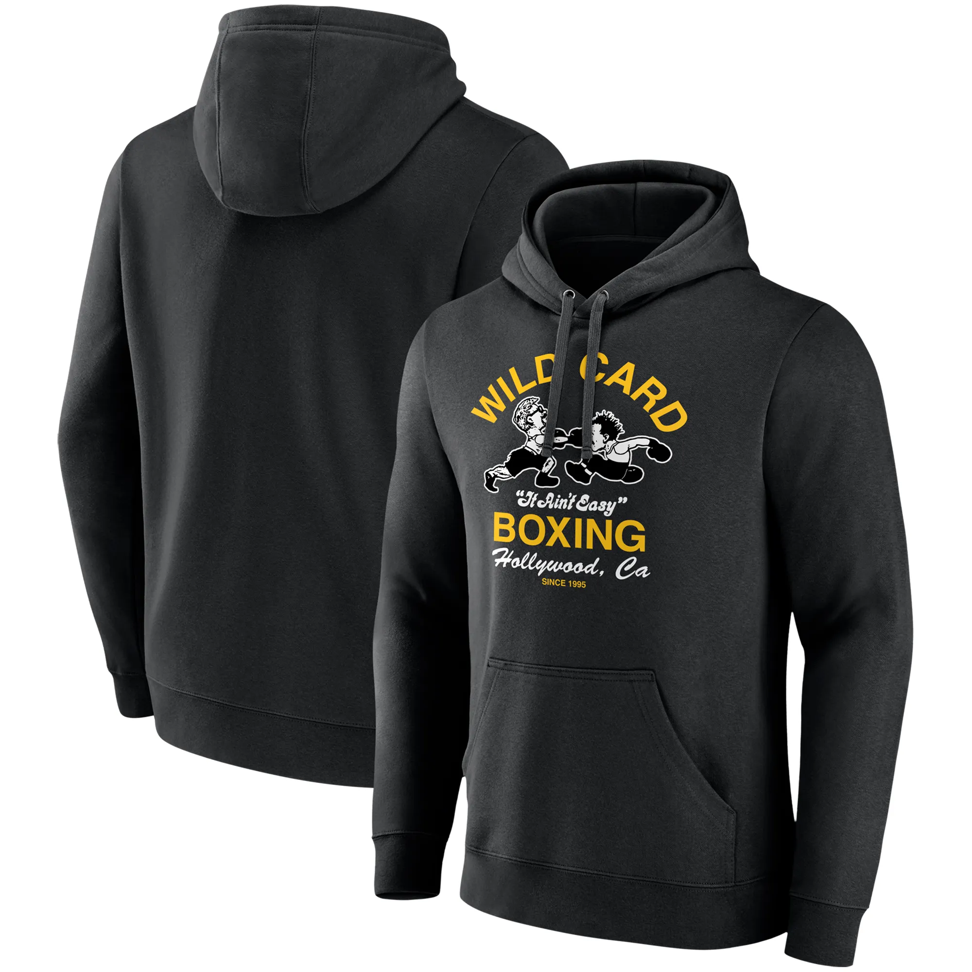 Black Wild Card Boxing "It Ain't Easy" Pullover Hoodie sold by UFC