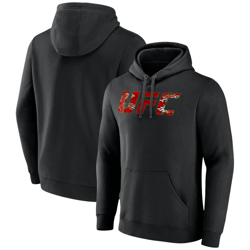 Men's Black Brandon Moreno UFC Unrivaled Pullover Hoodie sold by UFC