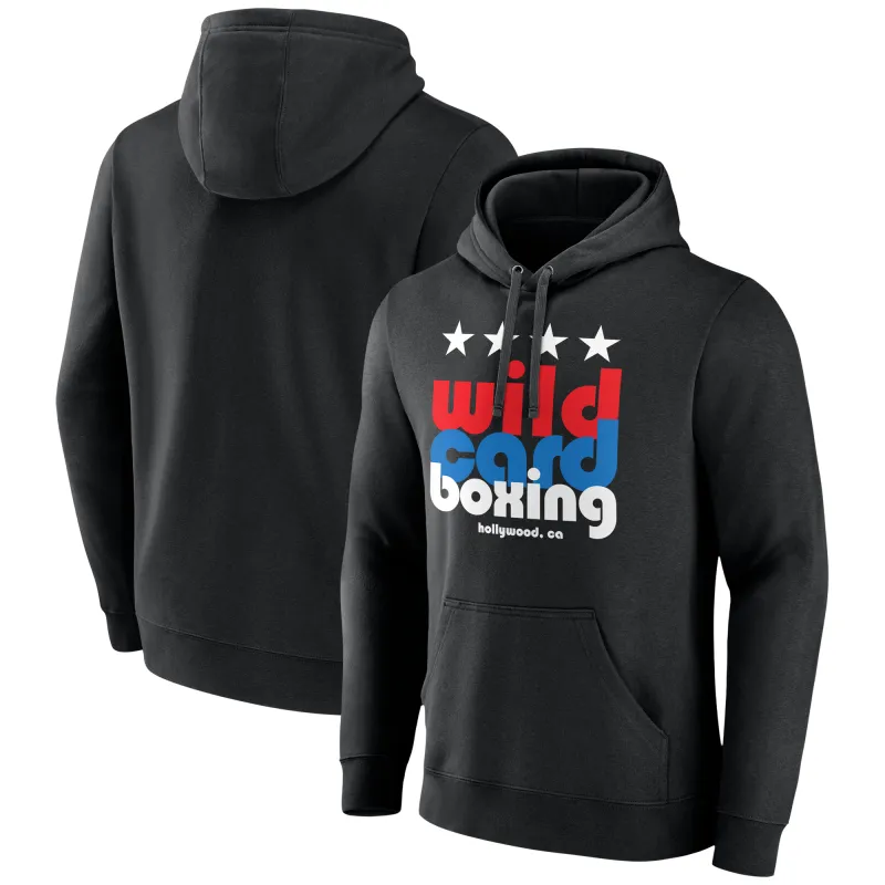 Black Wild Card Boxing Hollywood Pullover Hoodie sold by UFC