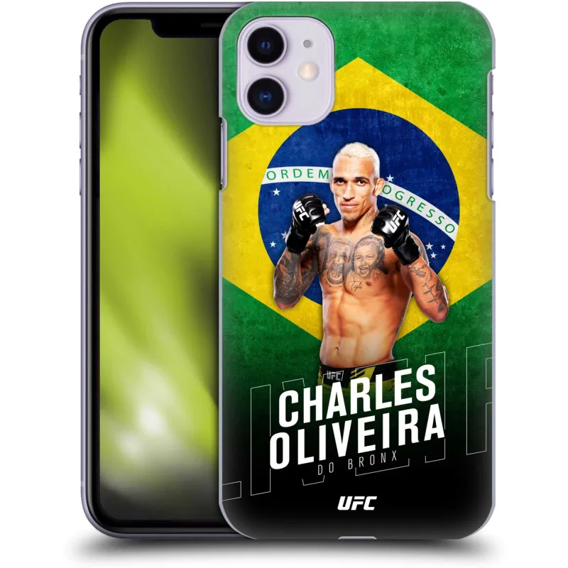 Charles Oliveira Brazil Flag Hard Shell iPhone Case sold by UFC