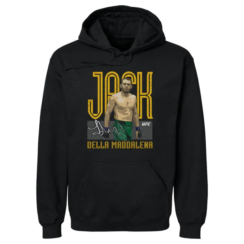 Men's 500 Level Black Jack Della Maddalena Pullover Hoodie sold by UFC
