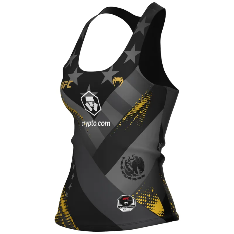Women's UFC Unrivaled by VENUM Black Julianna Pena Long Sports Bra sold by UFC