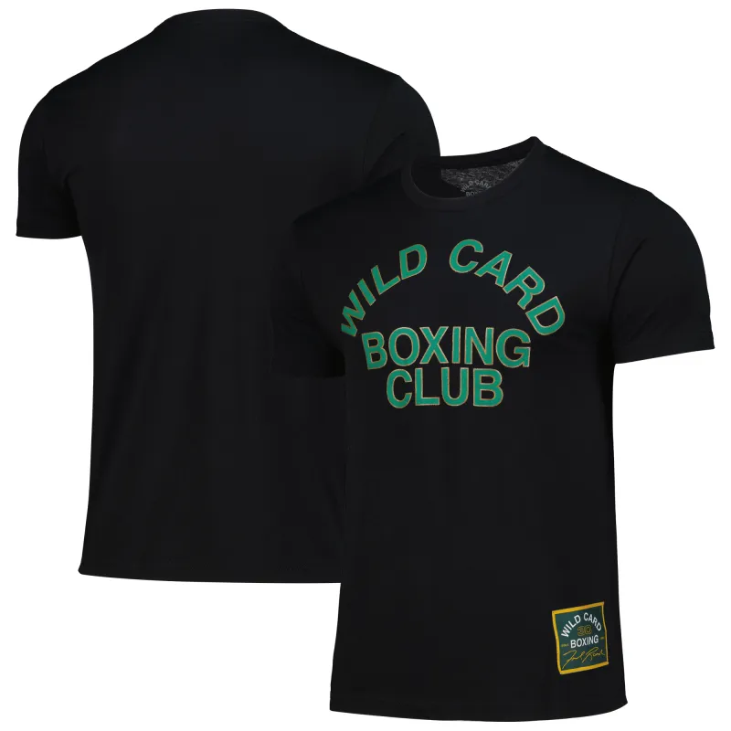 Men's Wild Card Boxing Black 30th Anniversary Old School Logo Tri-Blend T-Shirt sold by UFC