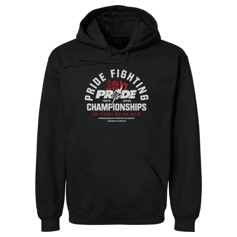 Men's 500 Level Black Pride Fighting Championship  Pullover Hoodie sold by UFC