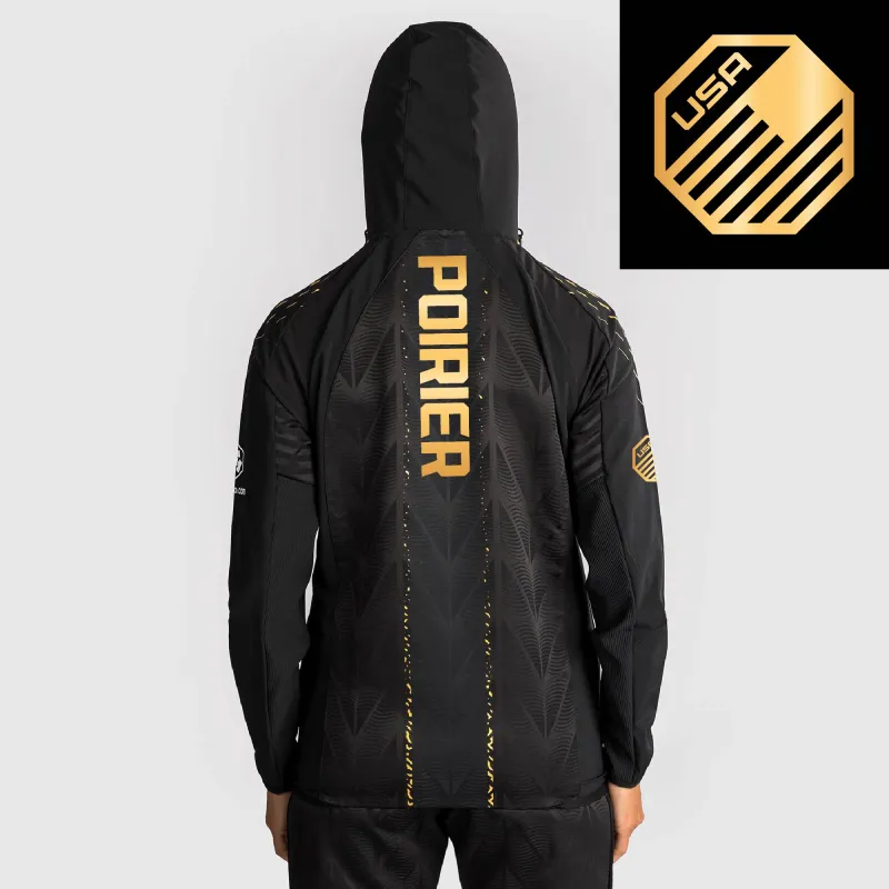 Women's UFC Zenith by Venum Black/Gold Dustin Poirier Authentic Fight Night Champion Full-Zip Walkout Hoodie sold by UFC