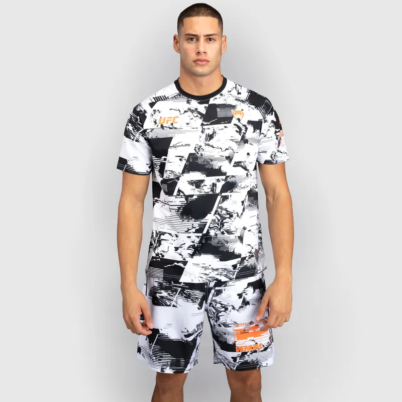 Men's UFC Zenith by Venum White Authentic Fight Week Dry Tech T-Shirt made by UFC