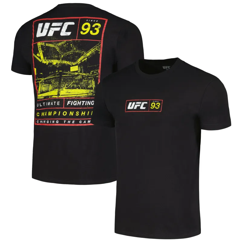 Men's  Black UFC Grid 93 Retro T-Shirt sold by UFC
