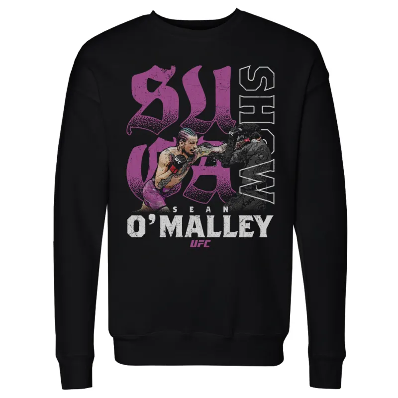 Men's 500 Level  Black Sean O'Malley Suga Show Pullover Sweatshirt sold by UFC