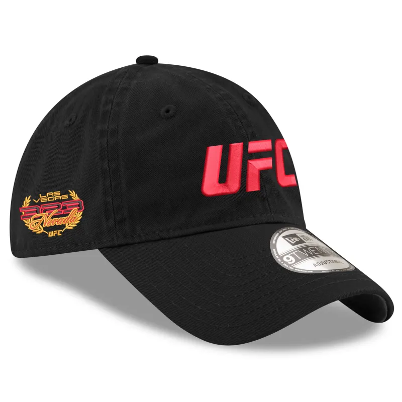 Men's New Era Black UFC 323 9TWENTY Adjustable Hat made by New Era