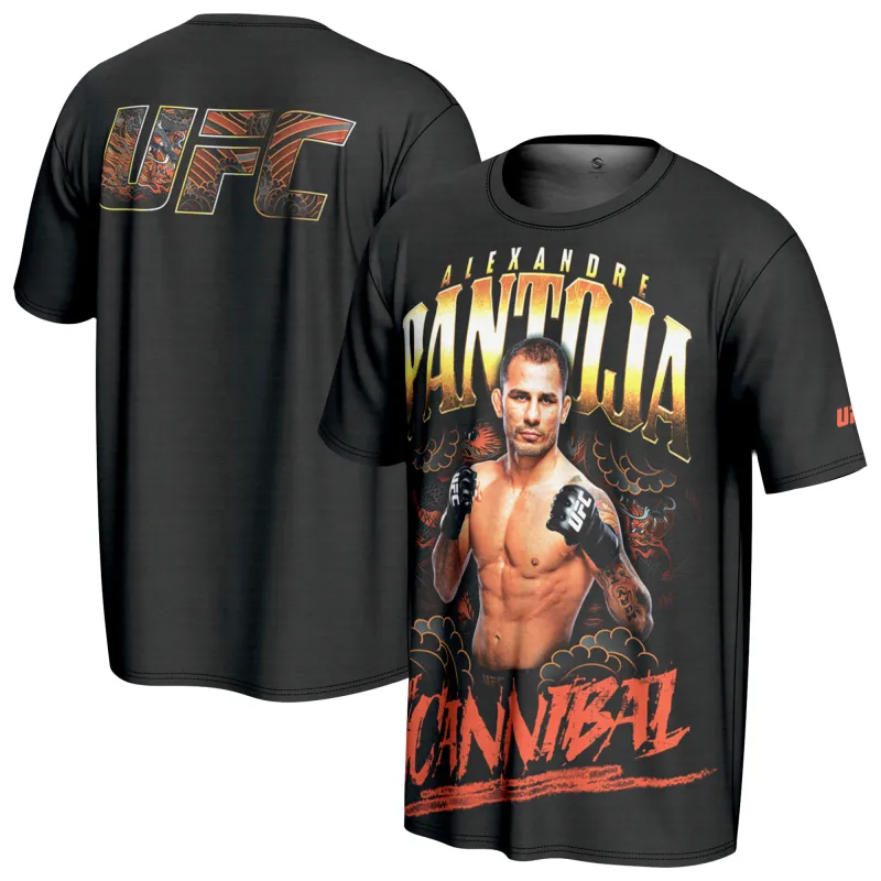Men's ProSphere Black Alexandre Pantoja Fighter T-Shirt sold by UFC