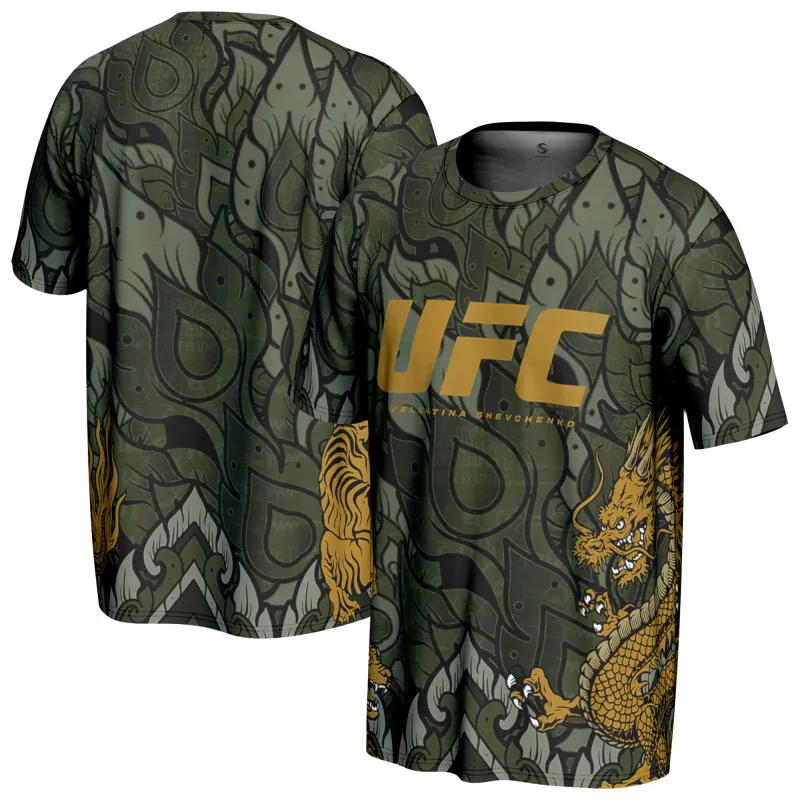 Men's ProSphere Green Valentina Shevchenko UFC Unrivaled T-Shirt sold by UFC
