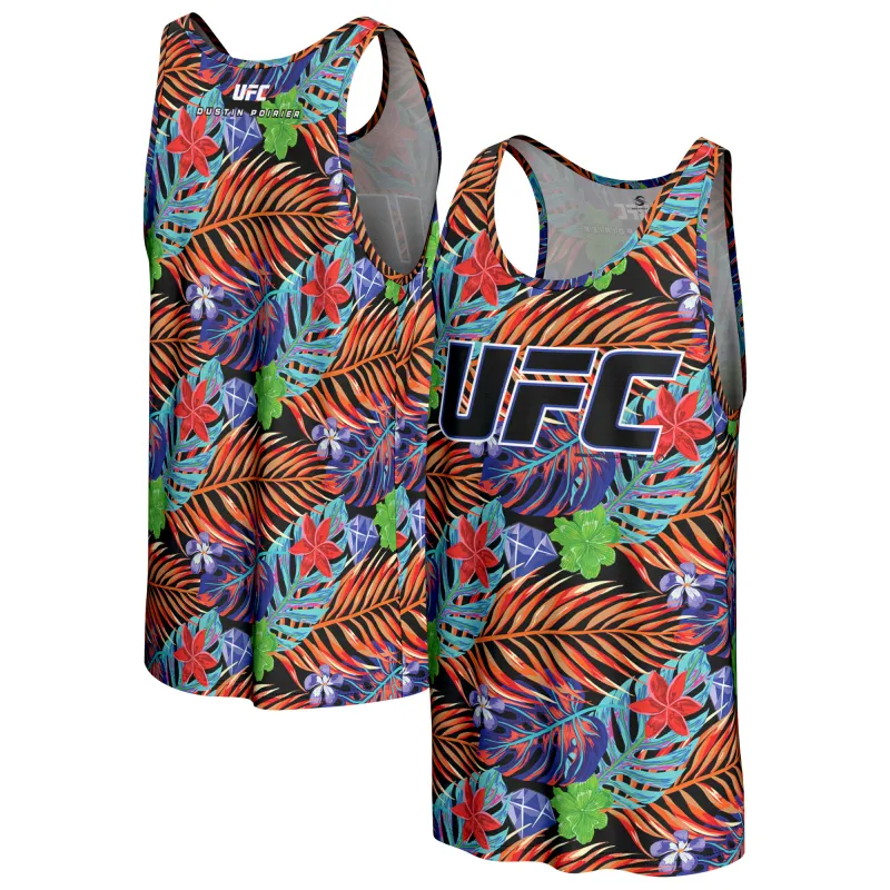 Men's ProSphere Black Dustin Poirier UFC Unrivaled Tank Top made by UFC