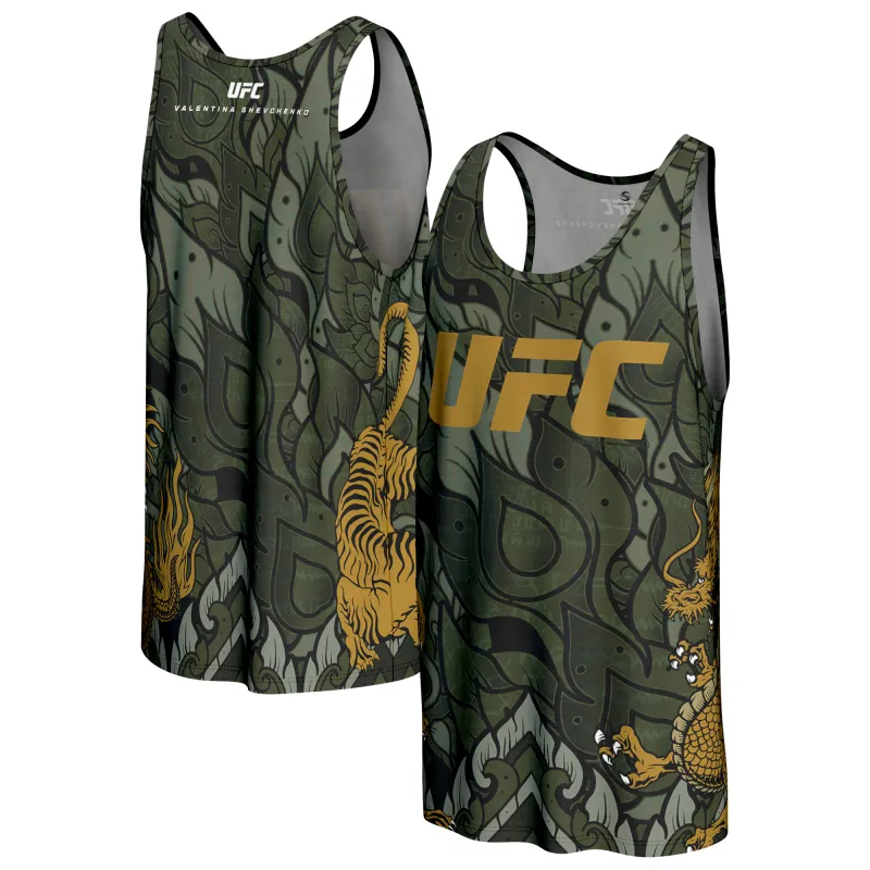 Men's ProSphere Green Valentina Shevchenko UFC Unrivaled Tank Top sold by UFC