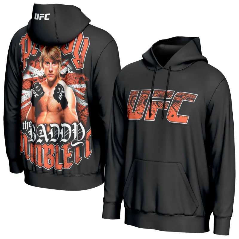 Men's ProSphere Black Paddy Pimblett UFC Fighter Hoodie sold by UFC