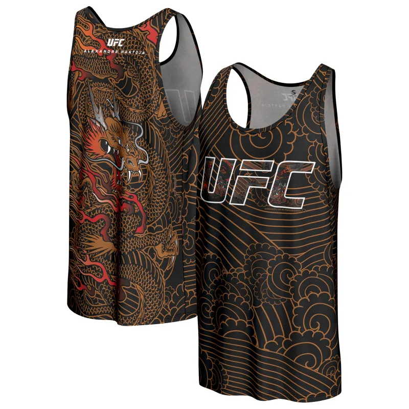 Men's ProSphere Black Alexandre Pantoja Unrivaled Tank Top made by UFC